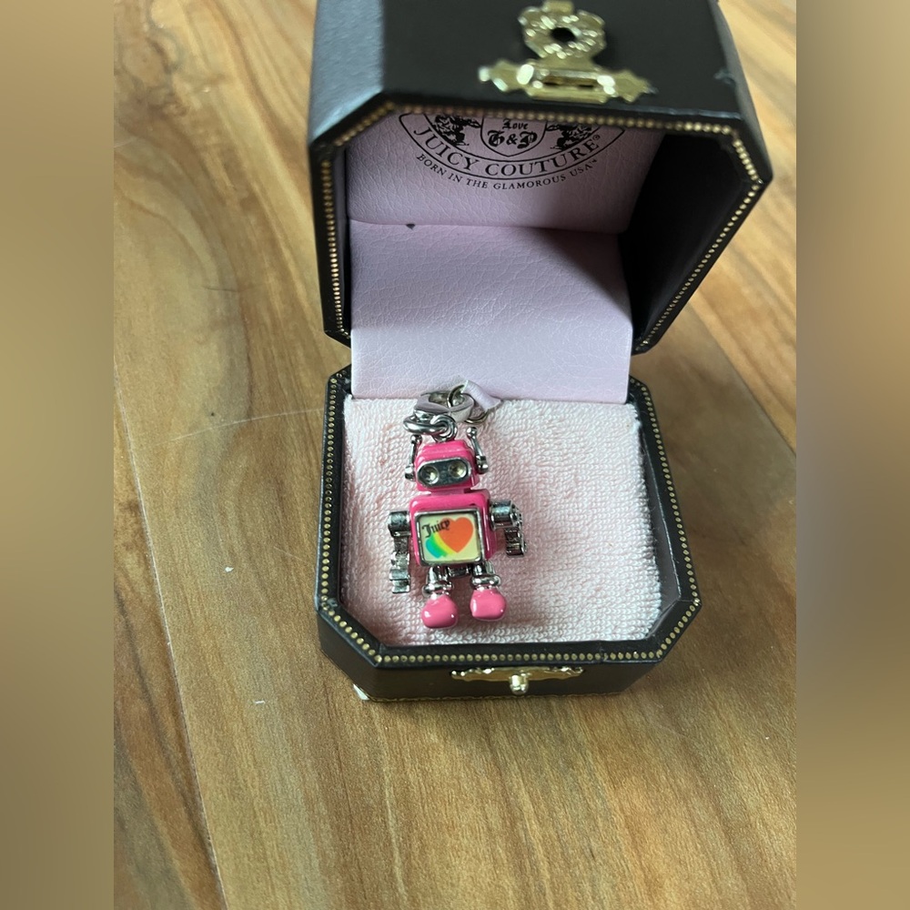 Juicy Couture robot charm for a charm bracelet